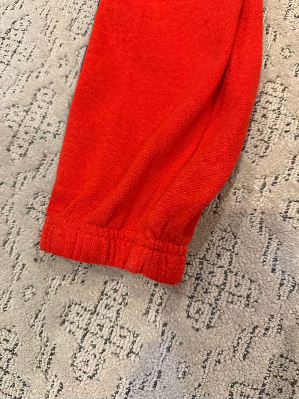 Aviator Nation Red Kids Sweatpants with Rainbow Side Stripes - Picture 8 of 12